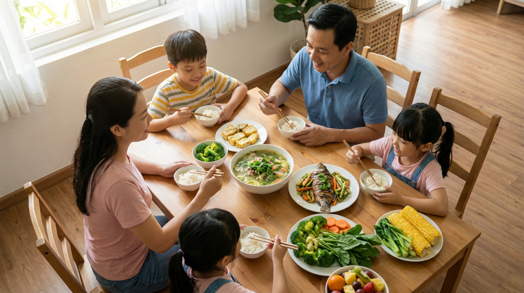 Thực đơn bữa trưa tối - Rau củ quả