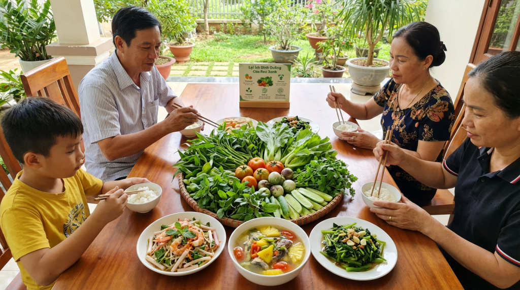 Vai trò rau củ quả trong bữa ăn 1